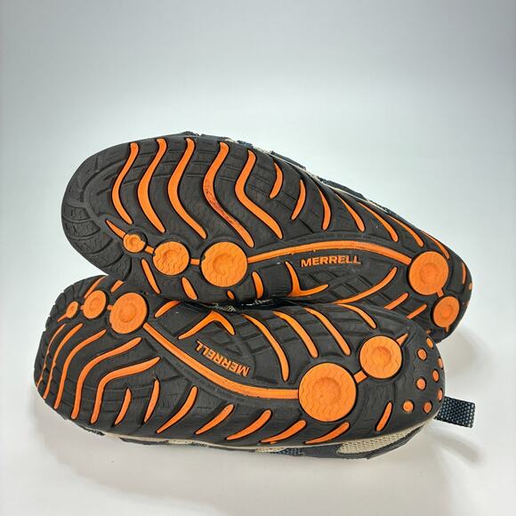 Merrell Mykos Dark Blue Tan Trail Outdoor Hiking Lightweight Shoes Men’s Size 11 - Picture 8 of 10